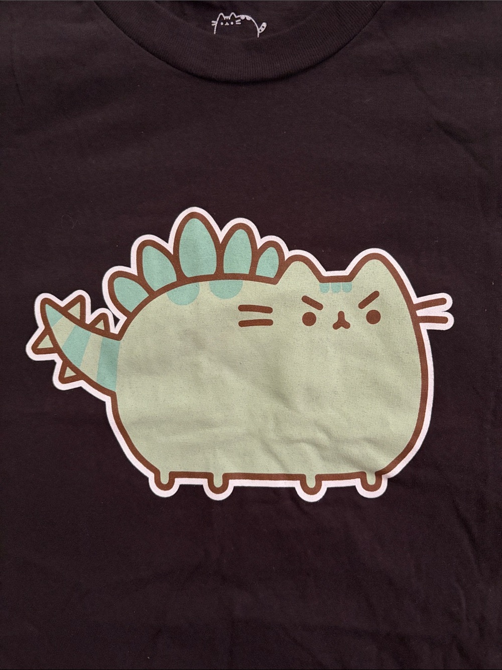 Pusheenosaurus Short Sleeve Shirt